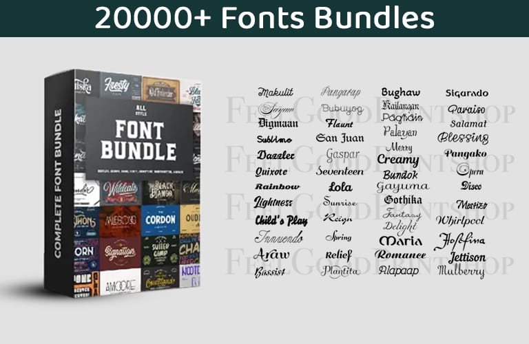 7 Fonts Bundle